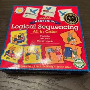 eeBoo All In Order All Learner Levels Logical Sequencing Game